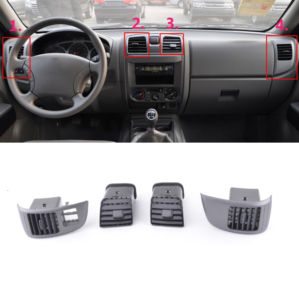 CAPQX For Great Wall Wingle 3/5 Car Dashboard Air Condition Air Outlet Air Conditioner Cool Warm Air Refresh Vent Kits Replace
