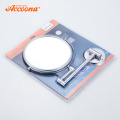 Accoona Chrome Wall Mirror Vanity Cosmetic Mirror Bath Mirrors 360 Angle Swivel Design Bathroom Mirrors 7 inch 9 inch A223