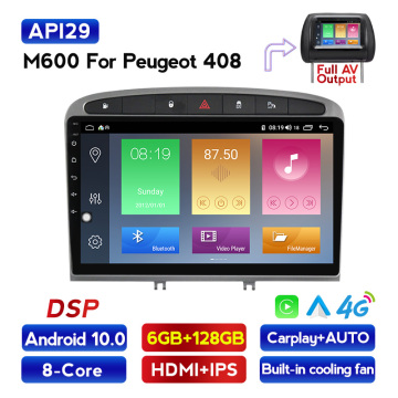 MEKEDE Auto Android 6+128G Car Stereo For 2010-2015 2016 PEUGEOT 308 408 With GPS Navigation Head Unit Mirror Link 4G WiFi SWC