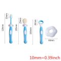 Baby Toothbrush Set Infant Brushing Teeth Tongue Training Safety Cover Design Soft Healthy Teether Toddler Oral Care