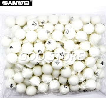 SANWEI 1-Star Table Tennis Ball SANWEI ABS PRO ITTF Approved New Material Plastic Ping Pong Balls Poly Ball