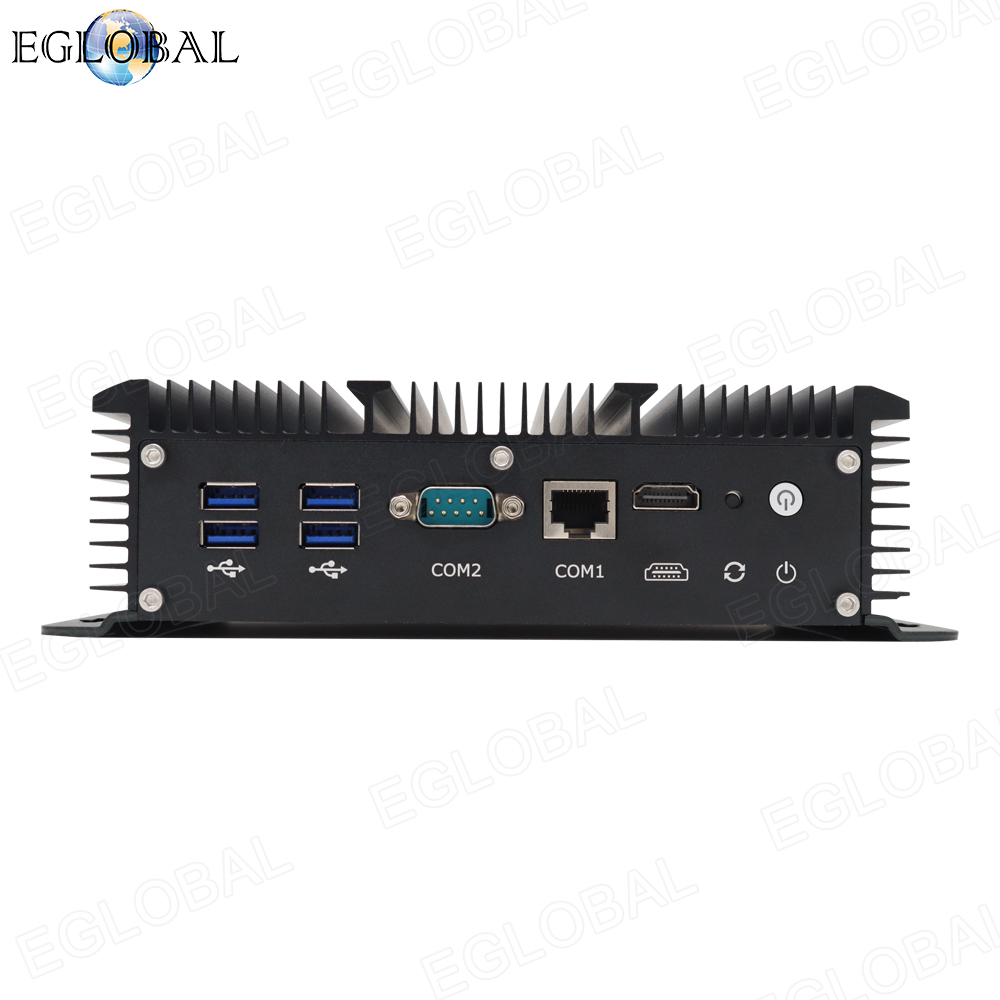 Fanless Pfsense Intel Core i5 7226U i3 7167U 3865U Industrial Mini PC 2*RS232 6 Lans 4*USB3.0 Firewall PC Router HDMI 4G/3G WiFi