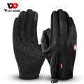 WEST BIKING Winter Cycling Gloves Warm Thermal Outdoor Sports Gloves Windproof Hiking Fishing Touch Screen Bicycle Gloves