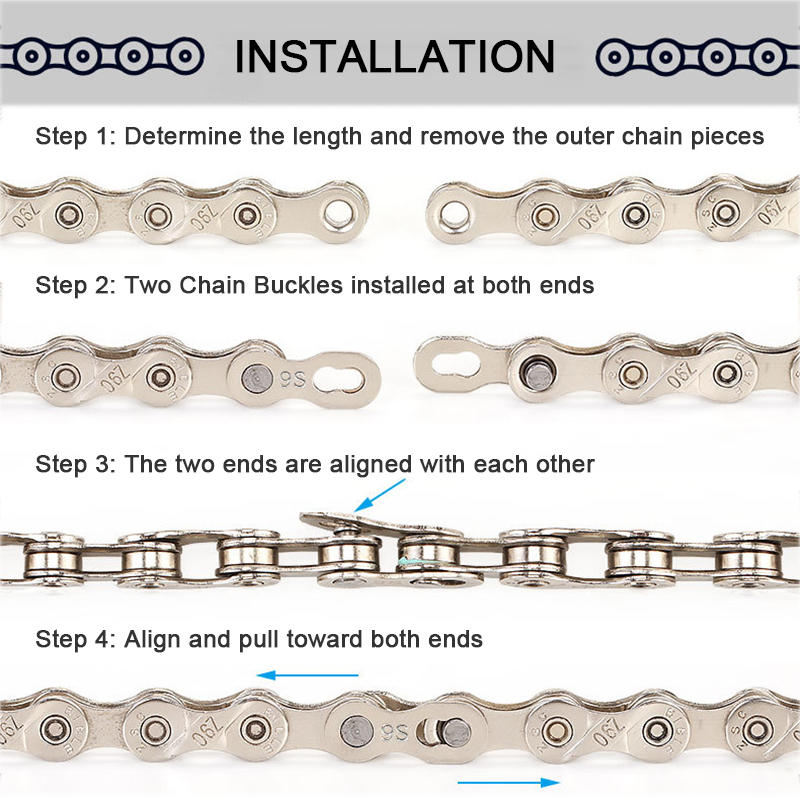 6/7/8/9/10/11/12 Speed Bicycle Chain Link Connector Joints Magic Buttons Speed Quick Master Links Chain MTB Bike Accessories