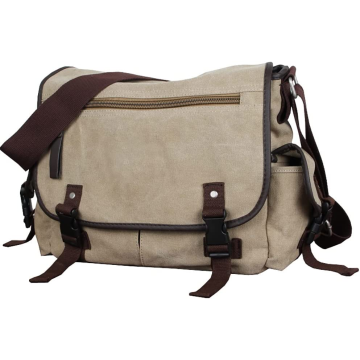 Vintage Men Messenger BagsWater Resistant Canavas Laptop Bag