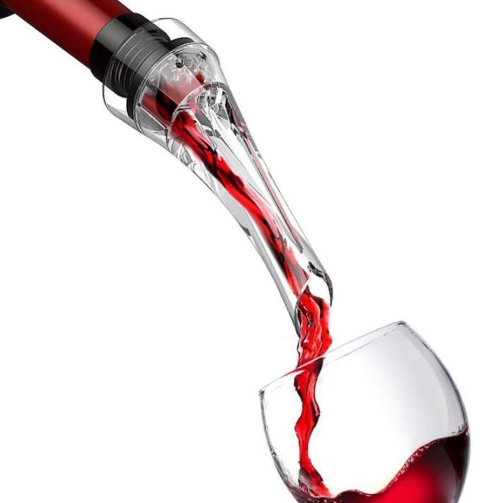 Red Wine Whiskey Aerator Decanter Essential Set Quick Aerating Pourer Glass Red Wine Bottle Mini Travel Aerator