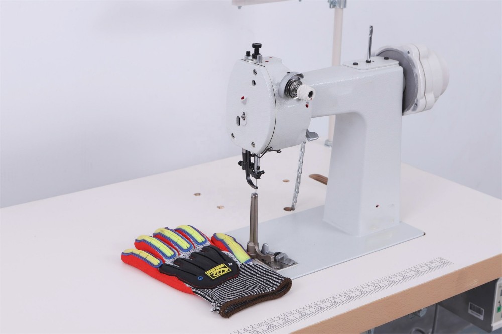 HM-201A Single Needle Chain Stitch Sewing Machine Impact Proof Glove Machine (8)