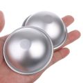 6 PCS 3 Sizes DIY Metal Bath Bomb Mold 2 Set For Crafting Your Own Fizzles