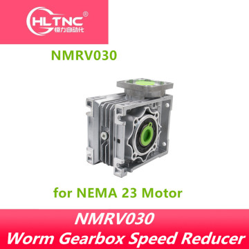 5:1-80:1 Worm Reducer NMRV030 11mm Input Shaft RV030 Worm Gearbox Speed Reducer for NEMA 23 Motor