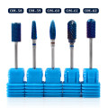 5 Type Tungsten Nail Drill Bits Carbide Burrs Nano Coating Metal Machine Apparatus Milling Cutter for Manicure And Accessories