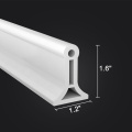 40mm Hight Free Bending Bathroom/Kitchen Floor Shower Water Barrier Water Stopper Silicone 50cm/90cm/120cm/150cm/200cm