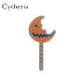 Jack O Lantern pins and broches orange enamel pumpkin monster brooch pumpkin lantern lapel pin badge funny Halloween gift kids