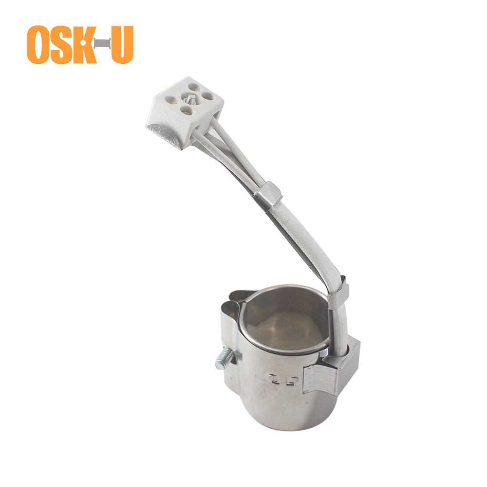 Stainless Steel Band Heater 40mm Inner Diameter 30/35/40mm Height Injected Mould Heating Element Wattage 100/130/150W
