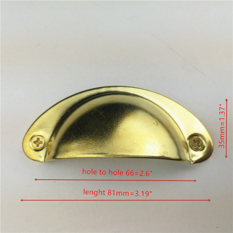 10pcs/lot Retro Metal Kitchen Drawer Cabinet Door Handle And Furniture Knobs Handware Cupboard Antique Brass Shell Pull Handles