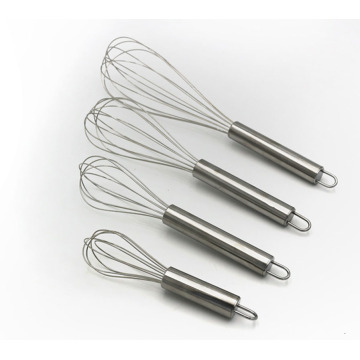 Bigger size Egg Beater Whisk length 6/8/10/12 inch Stainless Steel Strengthening Hand Kitchen Tool Baking