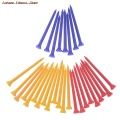 30Pcs/Pack Plastic Golf Tees Multi Color 8.3CM Durable Rubber Cushion Top Golf Tee Golf Accessories