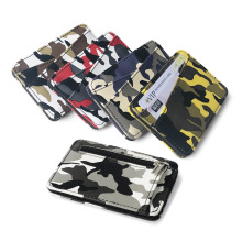 Hot Army Camouflage Mini Money Clip Men's Leather Magic Wallet With Coin Pocket Credit Card Purse Cash Holder Money Bag For Man