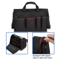 WORKPRO 15" Open Top Tool Bag Heavy Duty Tool Storage Bag Tool Organizer Multifunctional Bag Men Crossbody Bag for Tools