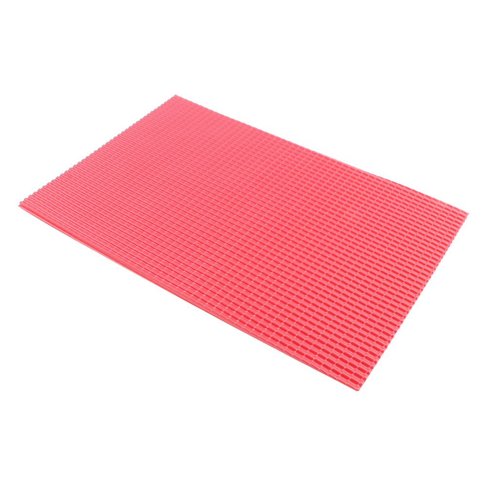1/30 Scale Roof Tile Sheets Model Buildings Materials PVC Plastic for Railway Layout Architecture