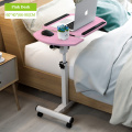 Home Foldable Laptop Table Adjustable Beside Table Computer Desk Folding Home Laptop Desk Bed Side Study Table Movable Bed Table