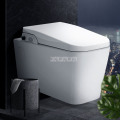 Square Intelligent Wall Mounted Flush Toilet 3 Cleaning Mode Temperature Sensing Seat Water Filter Ceramic Toilet + Water Tank