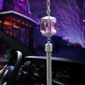 Car Pendant Crystal Decoration Suspension Ornaments Fashion Automobiles Rearview Mirror Hanging Adornment Auto Accessories Gift