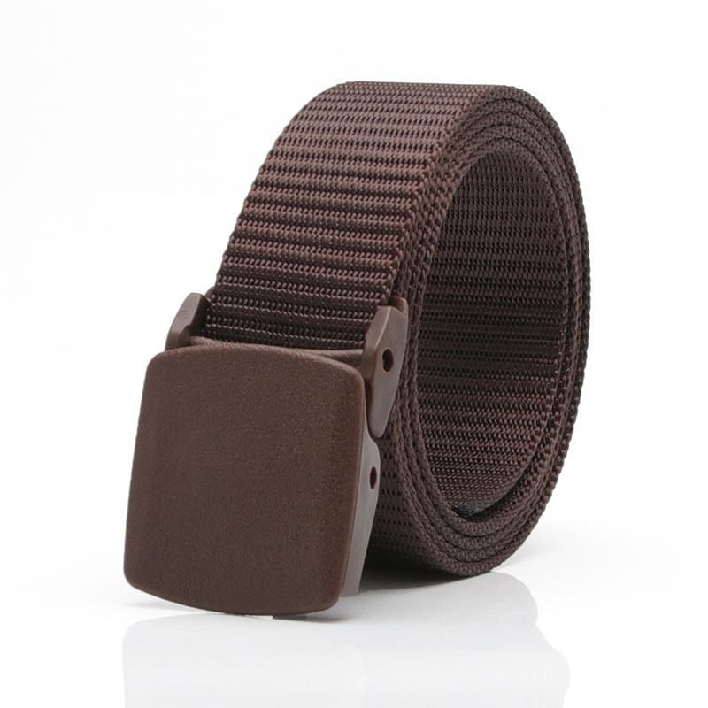 Waist Art New Outdoor Tactical Sports Belt for Men and Women Canvas Belt Quality Quick-drying Plastic Anti-allergy Belt