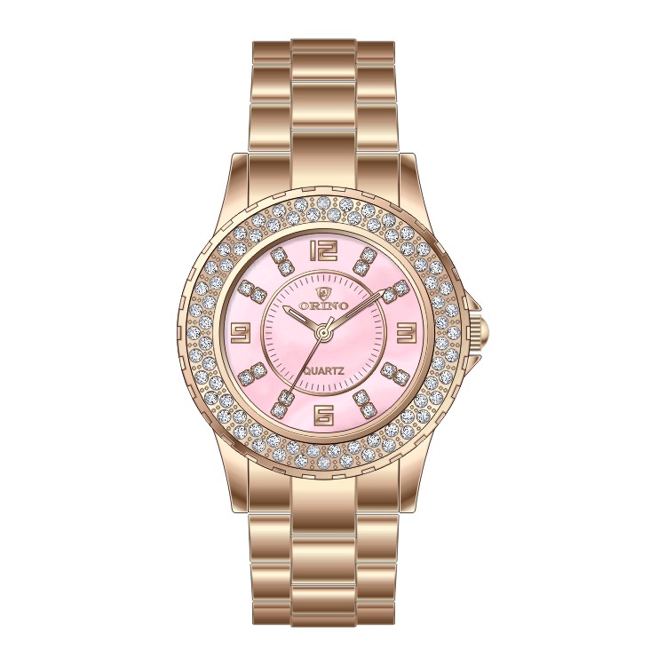 pink MOP watch