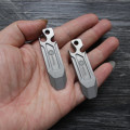 Titanium EDC Gear Beer Bottle Opener Pry Bar Key Chain Tool Multi Function Tool Pocket Pry Barware