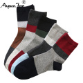 5 Pairs/Lot Autumn Winter New Men Cotton Crew Socks for Male Patchwork Colors Classic Business Men's Socks Dress Socks Man Meias