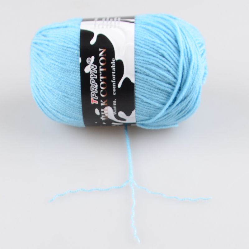 TPRPYN 10Pcs=500g Milk Cotton yarn For Knitting Acrylic Knitted crochet thread hand knit yarn line Worsted DIY Blanket Dolls