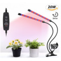 Flexible Clamp 2 Heads Grow Plant Growing LED