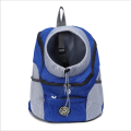 Venxuis New Out Double Shoulder Portable Travel Backpack Outdoor Pet Dog Carrier Bag Pet Dog Front Bag Mesh Backpack Head