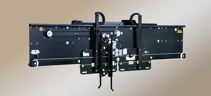 centre opening door operator