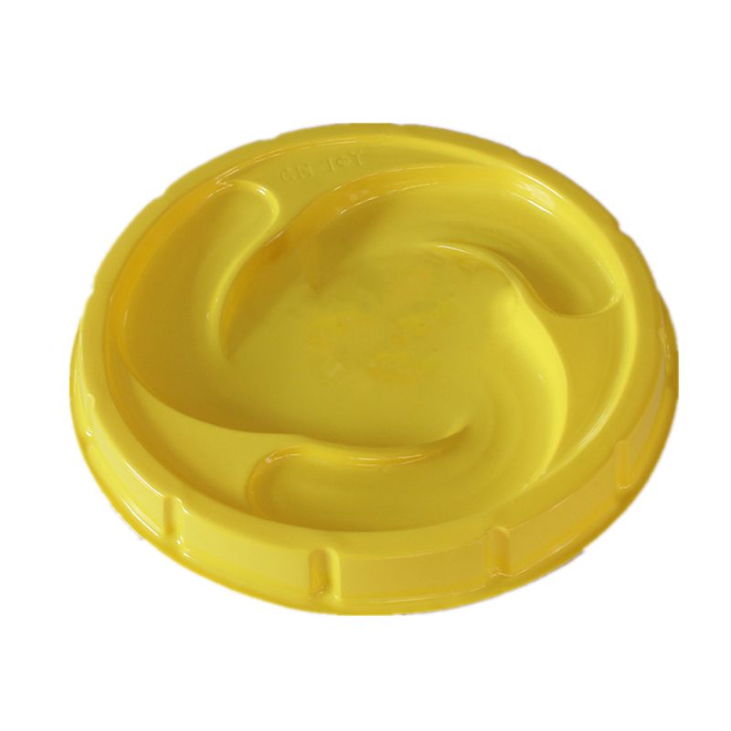 2Pcs Yellow Arena Disk For Beyblad Burst Gyro Exciting Duel Spinning Top Stadium