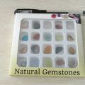 20pcs Natural Crystal Gemstone Polished Healing Chakra Stone Collection Popular Stones Decoration Crafts
