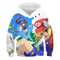 Children Mario Pullover Sweatshirts Boys Girl Kids Mario Bros Hoodies Tops Boys Autumn Clothes Boys Fashion Cartoon Sweatshirt