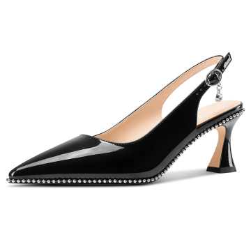 Women's 2.6-inch Kitten Heel Pointed Toes