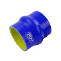 WLR Racing - Blue & Yellow 2.5" 64mm Hump Straight Silicone Hose Intercooler Coupler Tube Pipe With PQY Logo WLR-HSH0025-QY