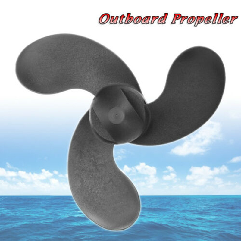 Black Marine Propeller Outboard Propeller Durable For Tohatsu 3.5HP Nissan2.5 3.5HP Mercury 3.5HP