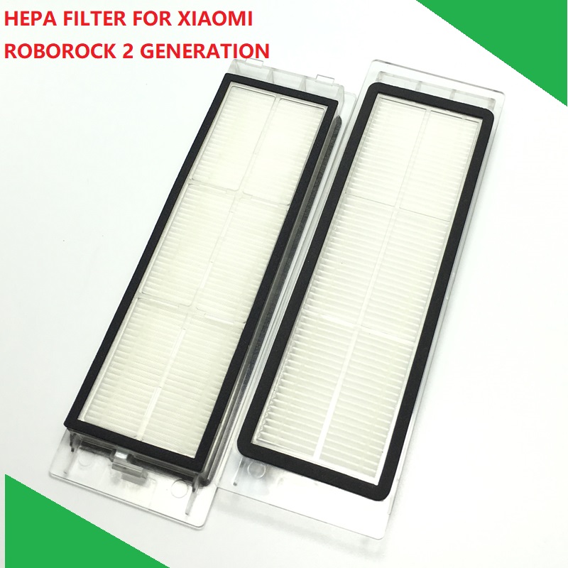 2pcs/ lot HEPA Filter for Robotic Vacuum Cleaner Xiaomi MIJIA 1st Generation Accessories Parts