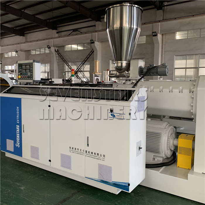 plastic pipe extruder machine