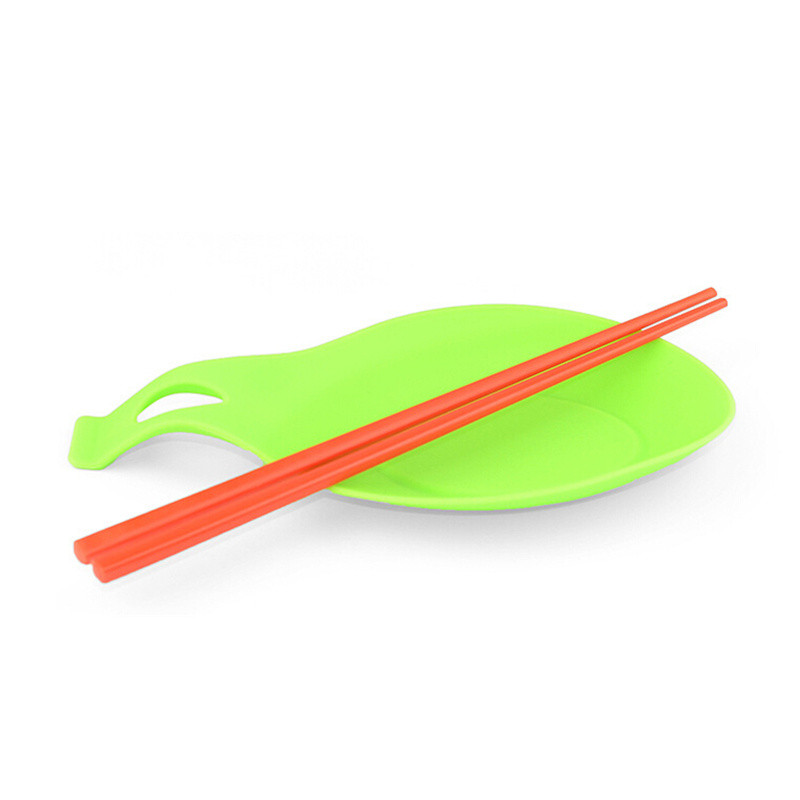 Kitchen Silicone Spoon Rests Heat Resistant Non-stick Silicone Mat Cooking Tools Pot Clips
