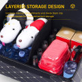 Car Trunk Organizer Storage Box PU Leather Auto Organizers Bag Folding Trunk Storage Pockets for Vehicle Sedan SUV Accessories