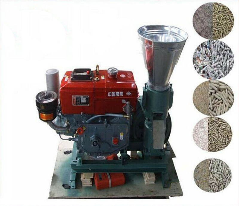 Manual KL150A Diesel Engine Pellet Mill / Wood Pellet Mill Machine / Feed Pellet Mill Machine