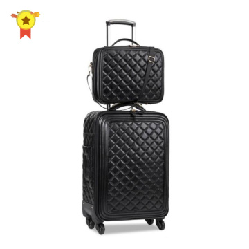 Luggage sets,16/20/24 inch Lady carry-on trolley case,High-quality leather suitcase,Retro suitcase,High-quality Luggage,valise