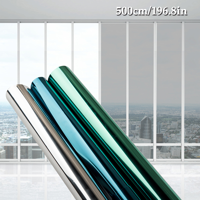 40/80/90*500 CM window film glass stickers Reflective UV Sunscreen self adhesive mirror film heat transfer vinyl