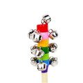 Baby Toys For Children Educational Toys Colorful Wooden Bell Orff Instruments Baby Rattles 10 Percussion String Of Bells The Toy