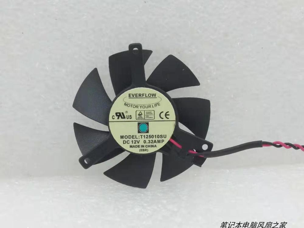 Diameter 45mm T125010SU 0.32A 2pin Graphics Cards Fans For Video Card Cooling