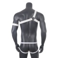 Men Sexy Bondage Tops Harness Set Shoulder Strap Lingerie G String Thong Jockstrap hombre Man Underwear Nightclub Rave Wear